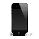 4g, Apple, Headphones, Iphone, Mobile Icon