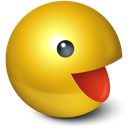 Cute, Games, Pacman, Smiley, Yellow Icon