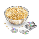 Movie, Movietime, Popcorn, Snack Icon