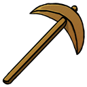 Pickaxe, Wooden Icon