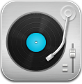 Blue, Music, Player, Record Icon