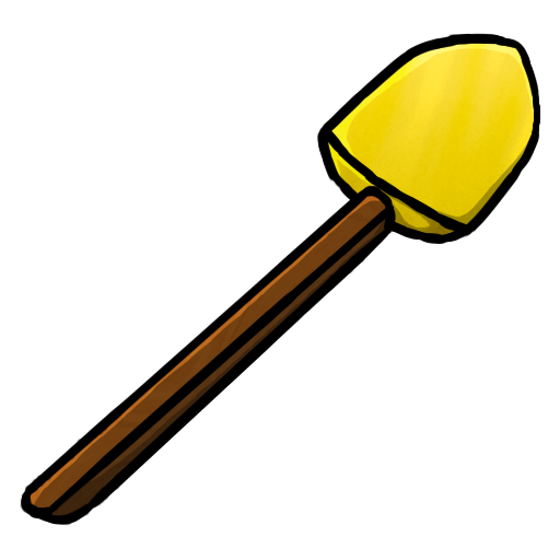 Gold, Shovel Icon