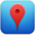 Blue, Google, Places Icon