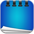 Blue, Notepad Icon