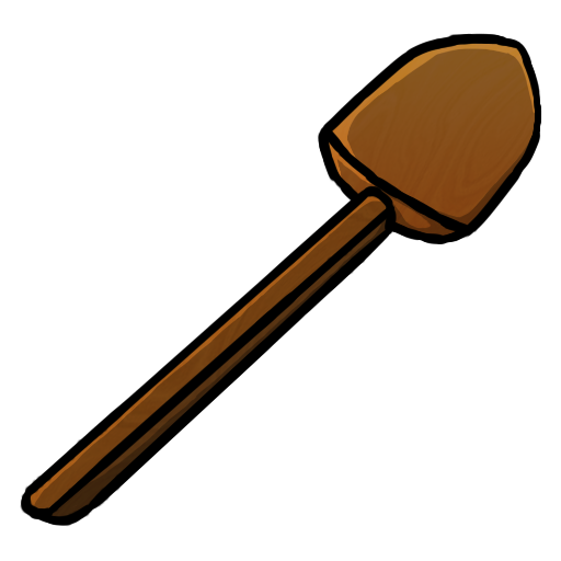 Shovel, Wooden Icon