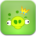 Angry, Birds, Green Icon