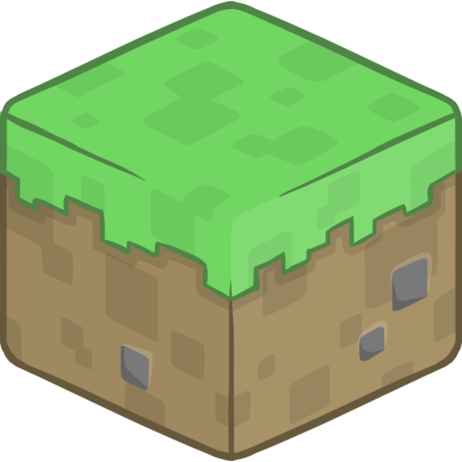 3d, Grass, Minecraft Icon