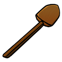 Shovel, Wooden Icon