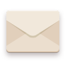 Brown, Flat, Mail Icon
