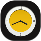Analog, Clock, Flat, Round Icon