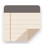 Brown, Flat, Notes Icon