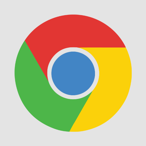 Chrome, Flat Icon