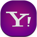 Flat, Round, Yahoo Icon