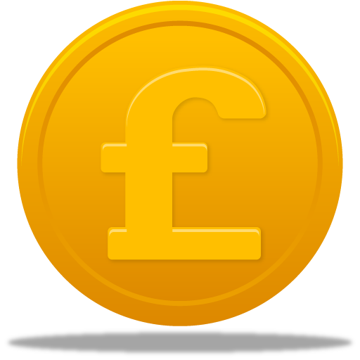 Coin, Pound Icon