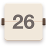 Brown, Calendar, Flat Icon