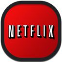 Flat, Netflix, Round Icon