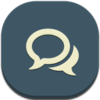 Chat, Flat, Round Icon