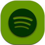 Flat, Round, Spotify Icon