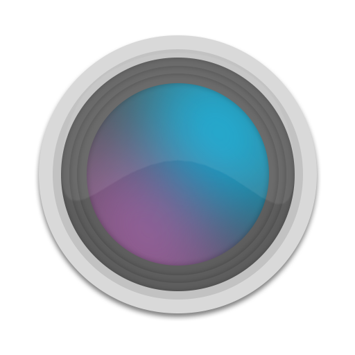 Camera, Round Icon