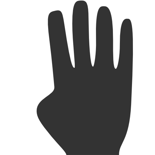 Fingers, Four Icon