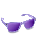 Glasses, Purple Icon