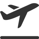 Airplane, Takeoff Icon
