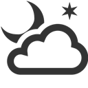 Cloudy, Night, Partly Icon