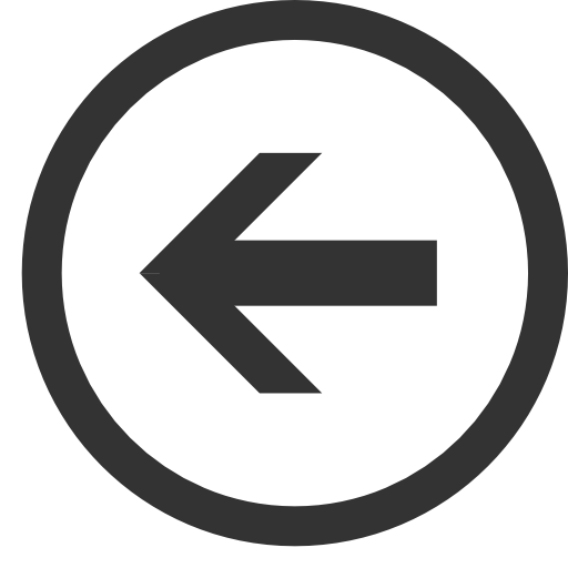 Left, Round Icon