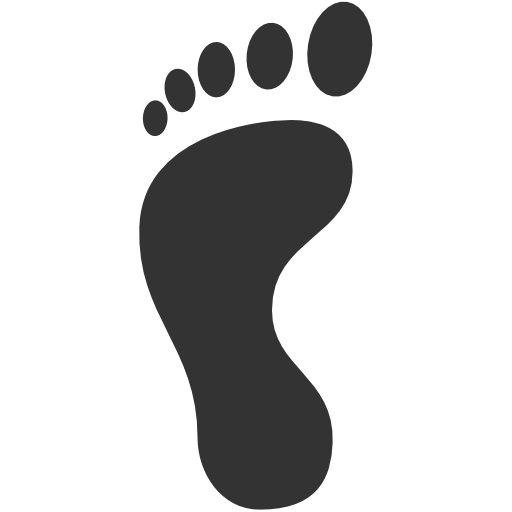 Footprint, Left Icon