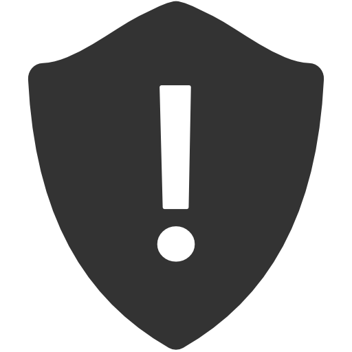 Shield, Warning Icon