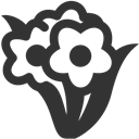 Bunch, Flowers Icon