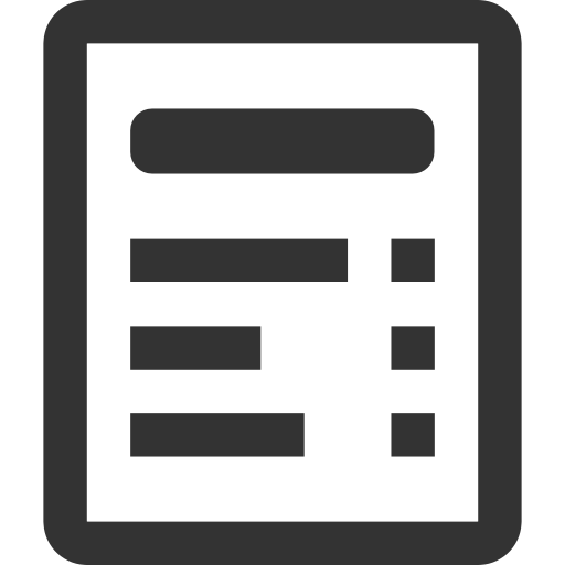 File, List Icon