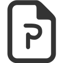 File, Powerpoint Icon