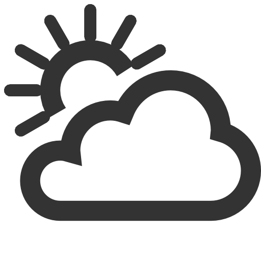 Cloudy, Day, Partly Icon