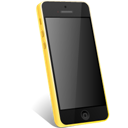 5c, Iphone, Yellow Icon