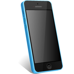 5c, Blue, Iphone Icon