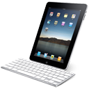 Ipad, Keyboard, With Icon