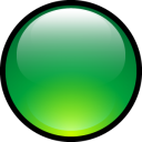 Aqua, Ball, Green Icon