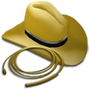 And, Hat, Whip Icon