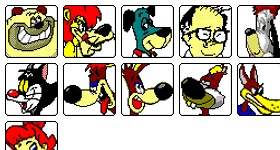 Tex Avery Cartoon Icons