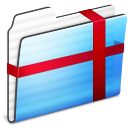 Folder, Package, Stripe Icon