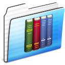 Folder, Library, Stripe Icon