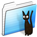 Cat, Folder, Stripe Icon