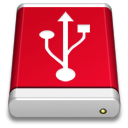 Drive, Product, Red, Usb Icon