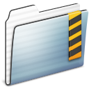 Folder, Graphite, Security, Stripe Icon