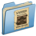 Blue, Wanted Icon