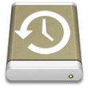 Backup, Drive, External, Lightbrown Icon
