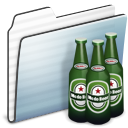Beer, Folder, Graphite, Stripe Icon