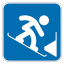 Icon, Parallel, Slalom, Snowboard Icon