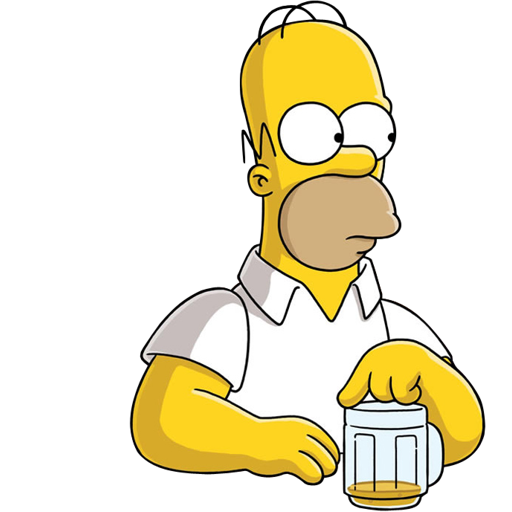 , Beer, Homer, Simpson Icon
